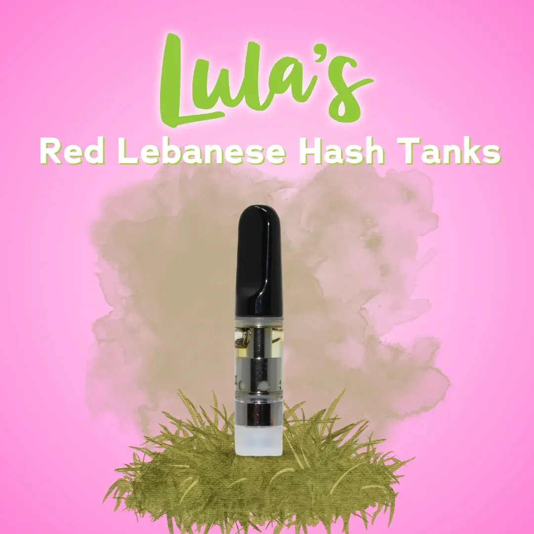 Buy Lula’s Red Lebanese Hash Tank 0.5g US